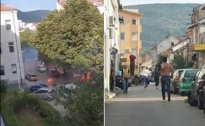 Pohod Ultrasa u Mostaru: Povrijeđena djevojka, više automobila i objekata oštećeno