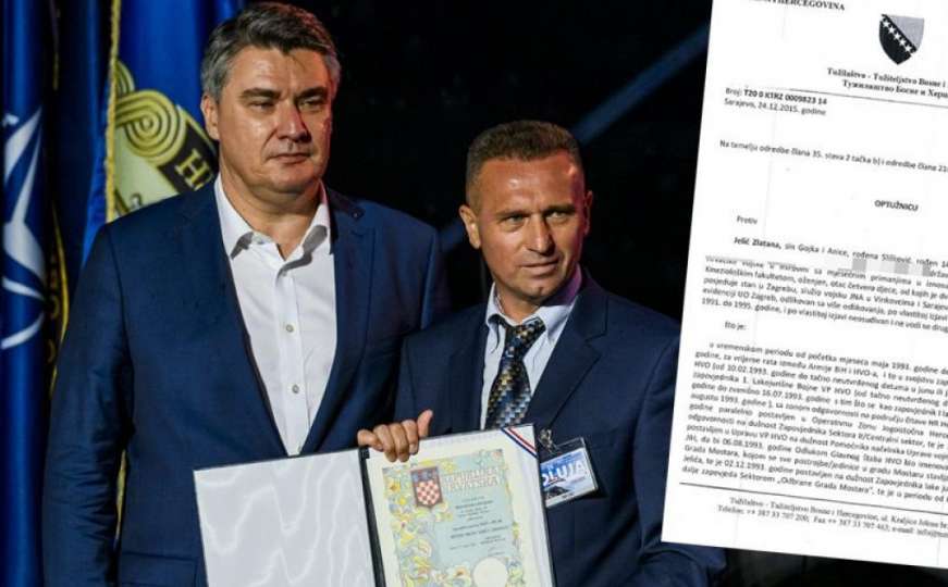 Hoće li Hrvatska procesuirati Jelića kojeg je Zoran Milanović odlikovao?