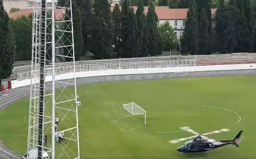 Helikopter na mostarskom stadionu: Direktor bh. kompanije hitno prebačen u inozemstvo