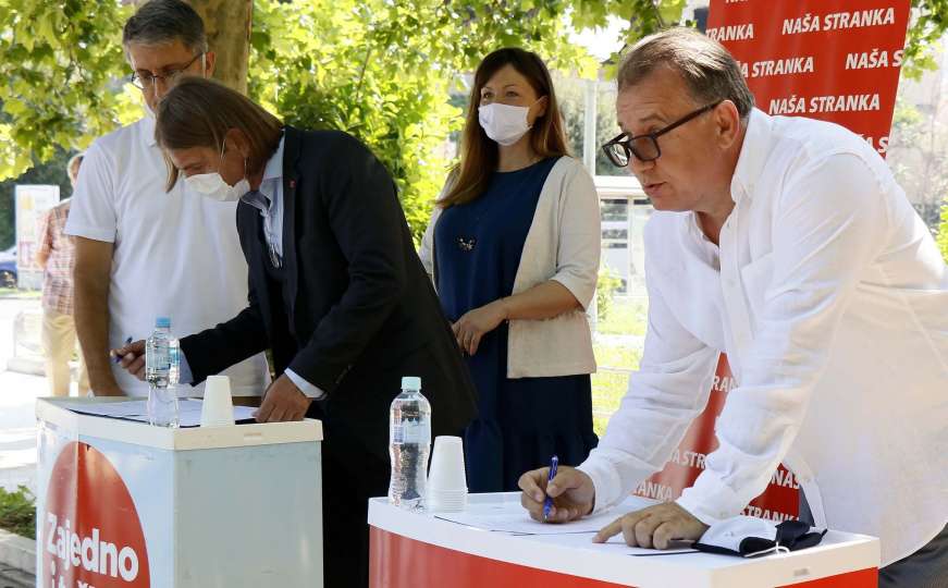SDP i Naša stranka potpisali sporazum o osnivanju Bh. bloka u Mostaru
