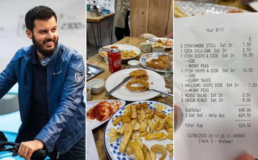 Biznismena iz Livna iznenadio račun nakon večere u britanskom restoranu