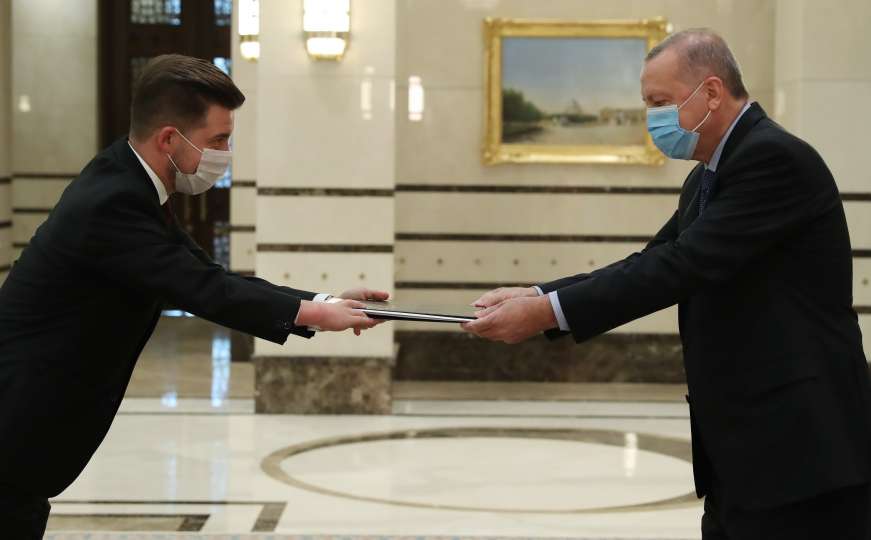 Erdogan primio akreditivna pisma novog ambasadora BiH Adisa Alagića