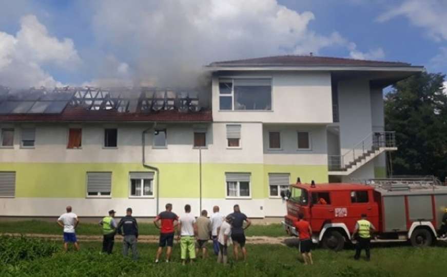 Veliki požar u staračkom domu BiH: Šteta ogromna, svi štićenici evakuirani 