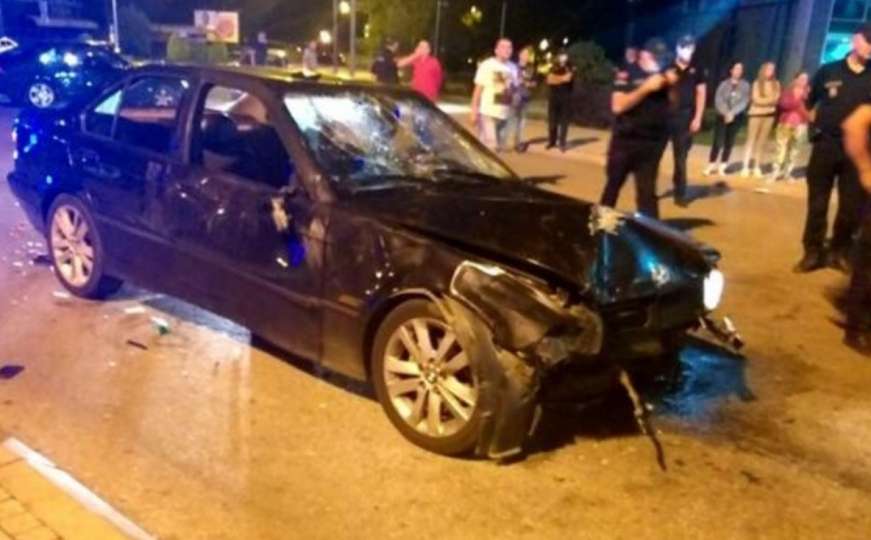 Haos u Nikšiću: Uletio BMW-om među ljude koji su slavili rezultate opozicije