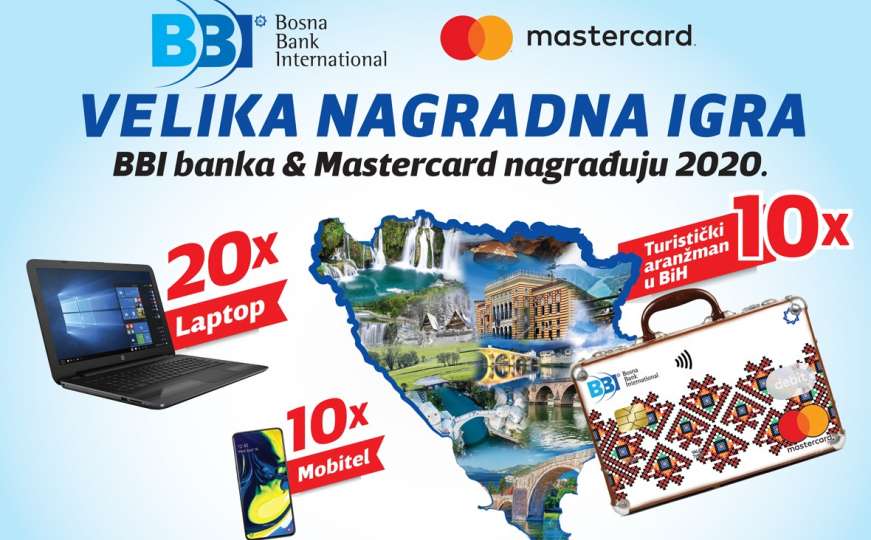 Velika nagradna igra: BBI banka & Mastercard nagrađuju 2020.