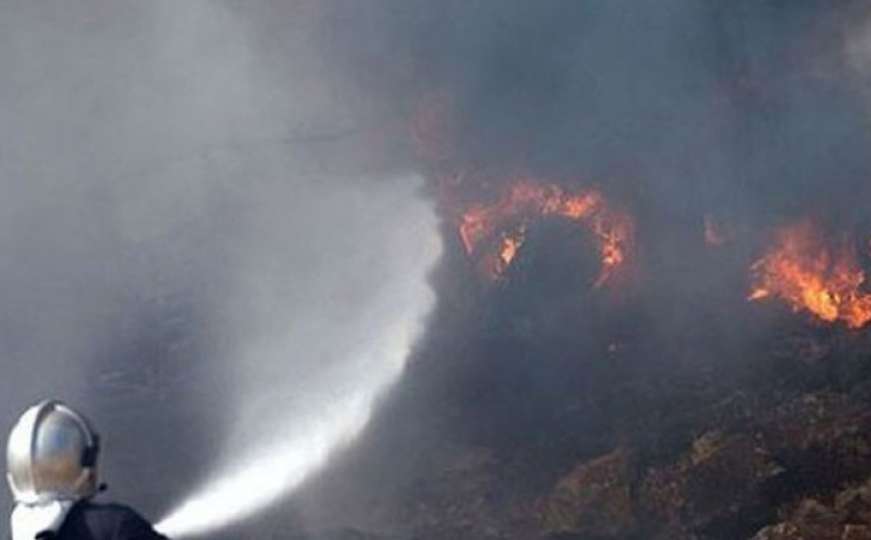Požar u Trebinju, vatrogasci i mještani brane kuće
