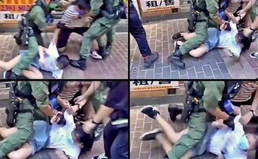 Šok u Hong Kongu: Pogledajte kako policija hapsi 12-godišnjakinju?!