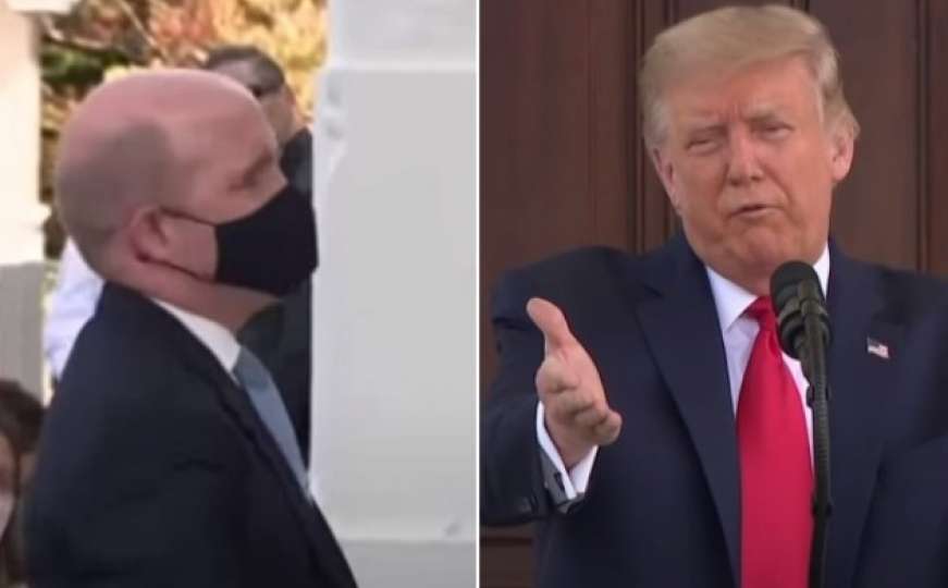 Trumpa naljutio novinar s maskom: Samo je skinite