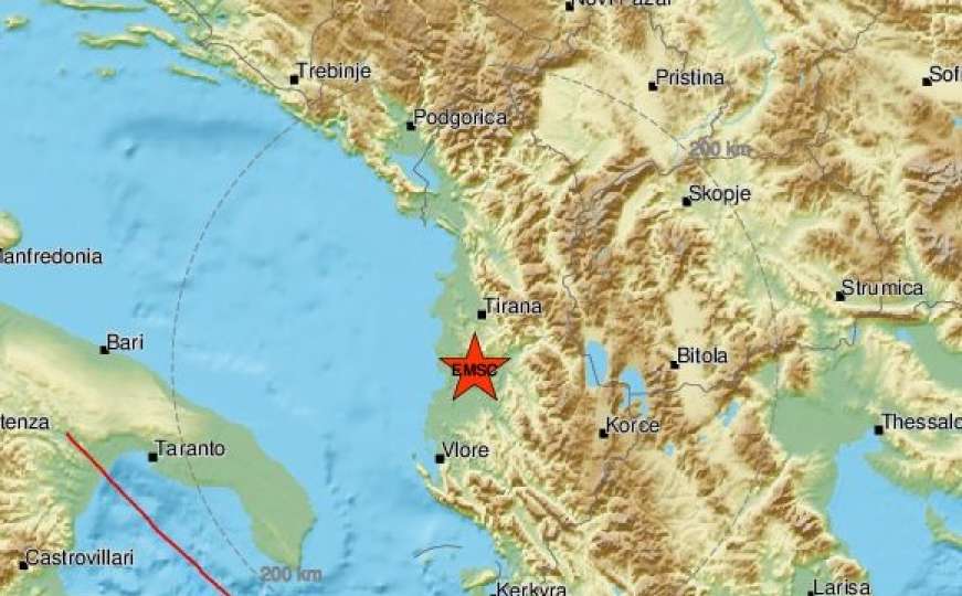 Novi snažan potres u Albaniji