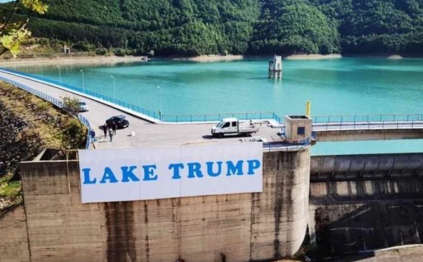 Srbi sa Kosova jezero Gazivode nazvali po Trumpu: Hvala vam