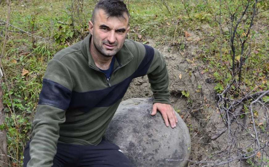 Kod Srebrenice pronađena velika kamena kugla slična onim u Zavidovićima