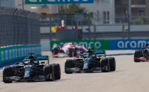 Rusija: Bottas pobijedio, Hamiltona kazne spriječile da dostigne Schumachera