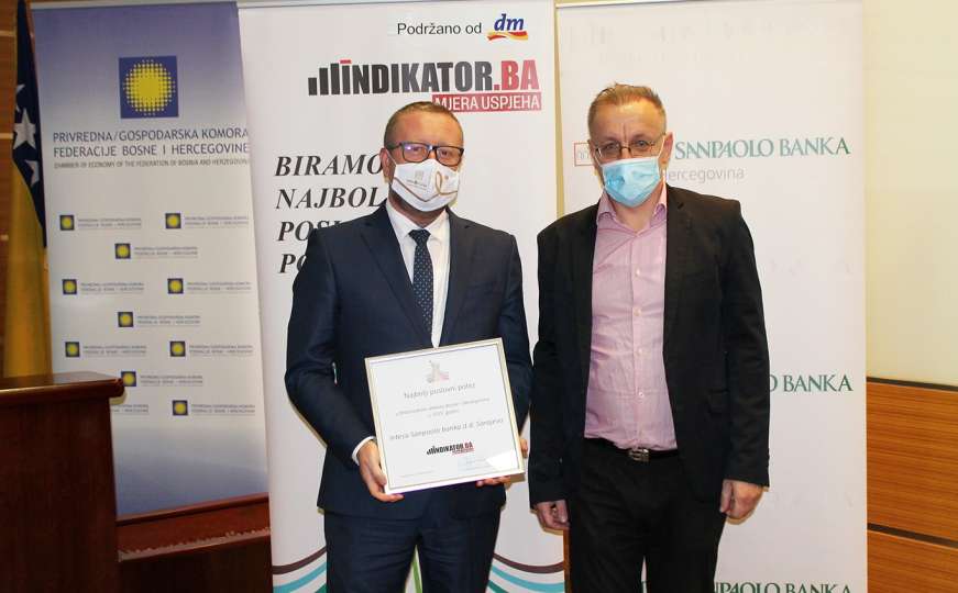 Portal Indikator dodijelio nagradu Intesa Sanpaolo Banci BiH za najbolji poslovni potez