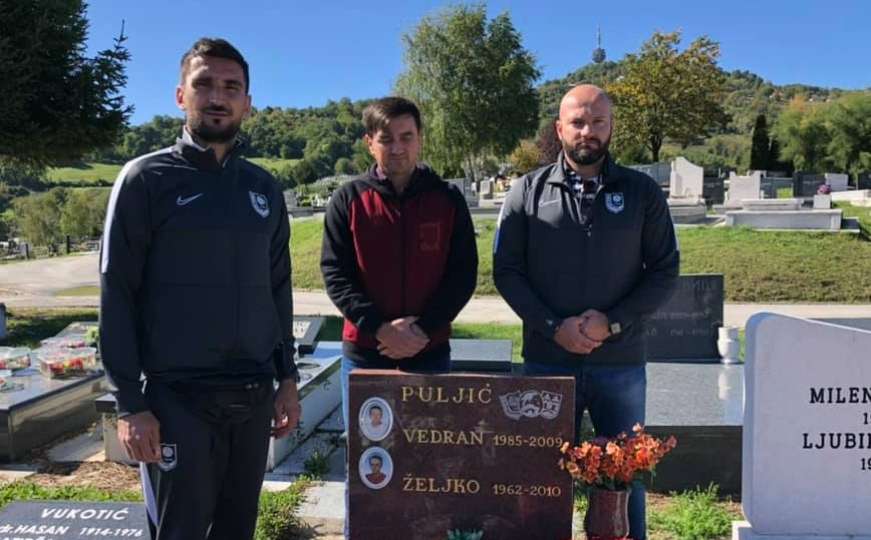 Godišnjica ubistva: Delegacija FK Sarajevo položila vijenac na grob Vedrana Puljića