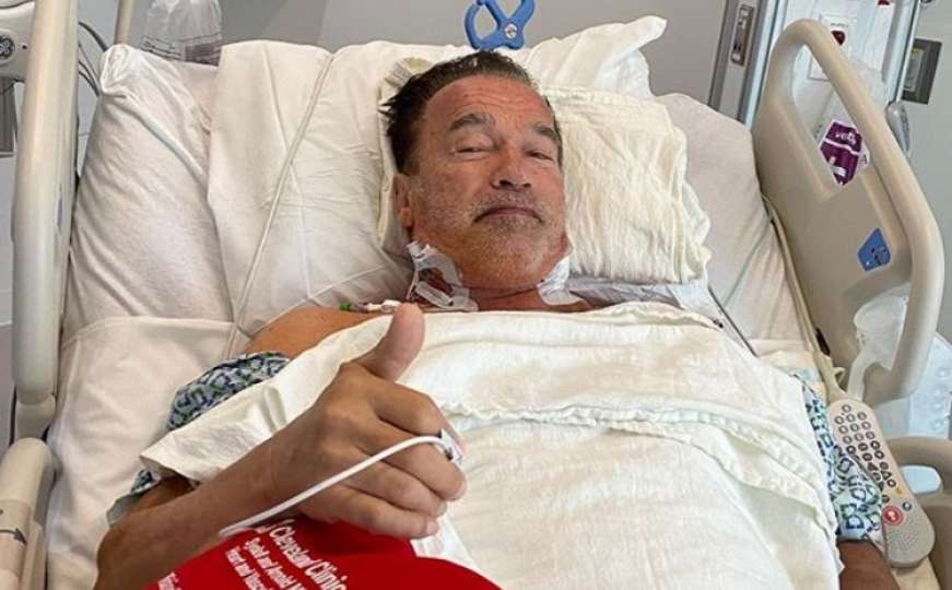 "Osjećam se fantastično": Arnold Schwarzenegger objavio sliku iz bolnice