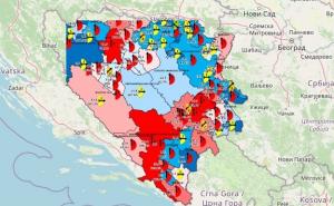 Objavljena mapa na kojoj možete pratiti širenje COVID-a u BiH