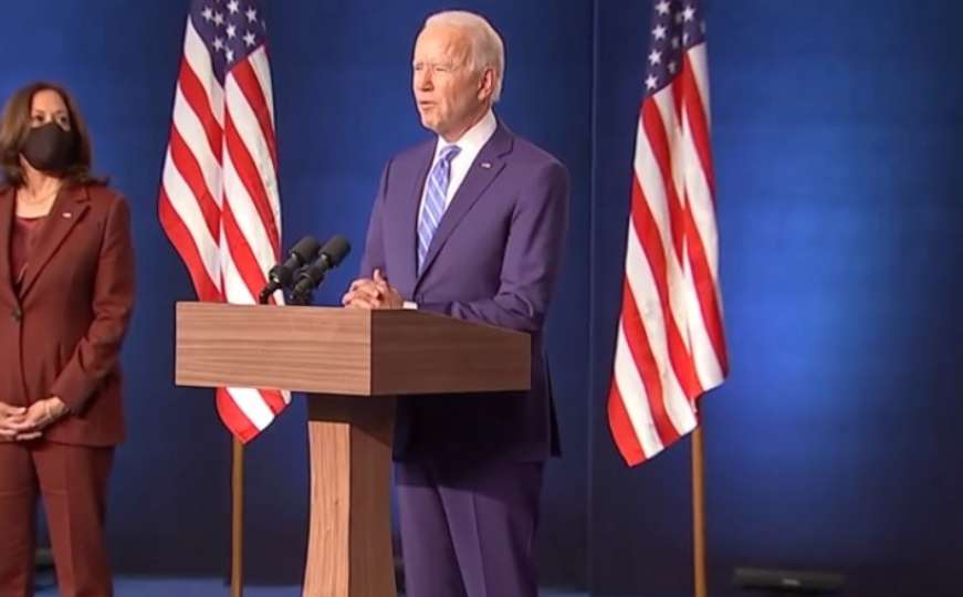 Biden održao govor: Pobijedit ćemo u ovoj utrci sa jasnom većinom