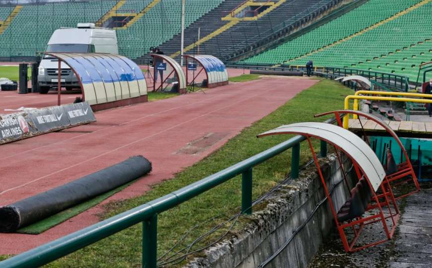 Pogledajte fotografije stadiona Koševo uoči utakmice BiH protiv Irana