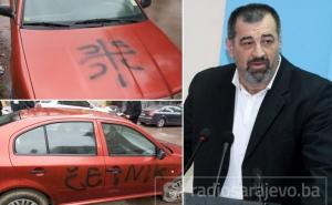 Vujović: Imam poruku za vandale koji su mi na vozilu napisali da sam - četnik