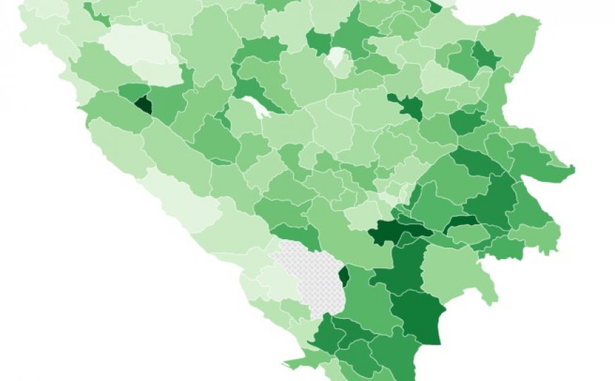 Interaktivna mapa: Pogledajte izlaznost u svim općinama 