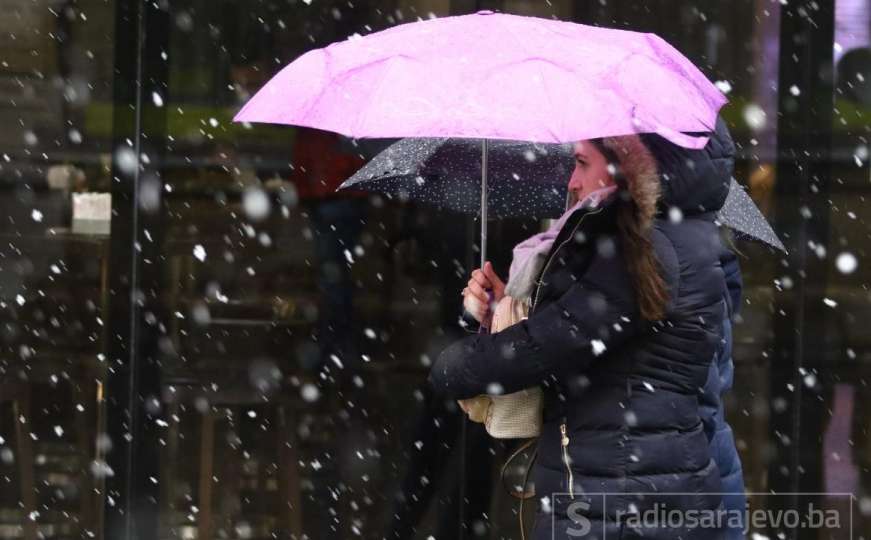 Pao prvi snijeg u Hrvatskoj, evo kada stiže u BiH