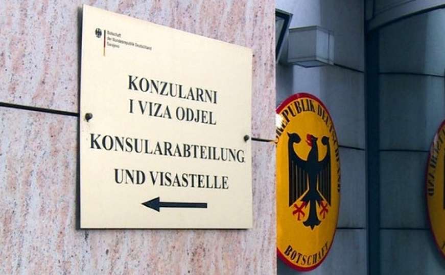 Odjel za vize Njemačke amabasade u Sarajevu ne radi zbog koronavirusa