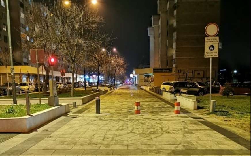 Eksplozija u sarajevskom naselju Dobrinja, policija na terenu