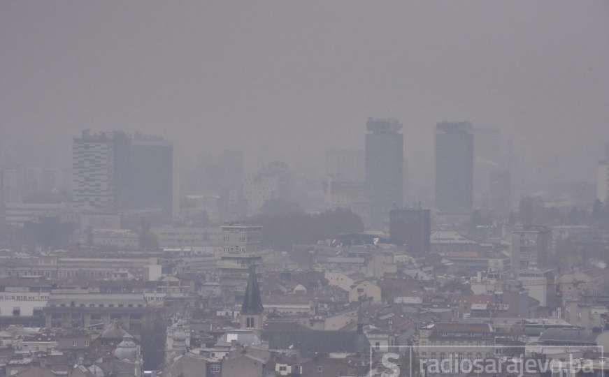Proglašena epizoda Upozorenja zbog zagađenja zraka u cijelom Kantonu Sarajevo