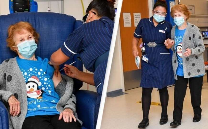 Britanija: Ova 90-godišnja bakica prva je dobila vakcinu protiv COVID-a