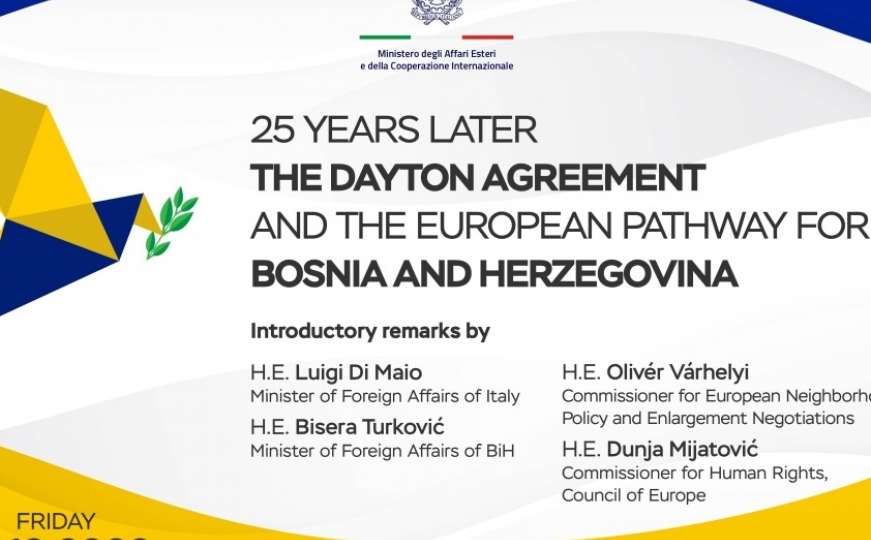 Međunarodna konferencija o Daytonskom sporazumu i EU putu 18. decembra