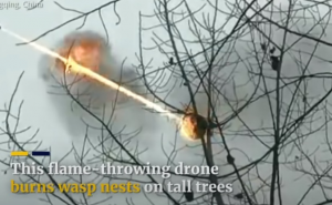 Kupili dron, pretvorili ga u leteći bacač plamena i obračunali se s osama