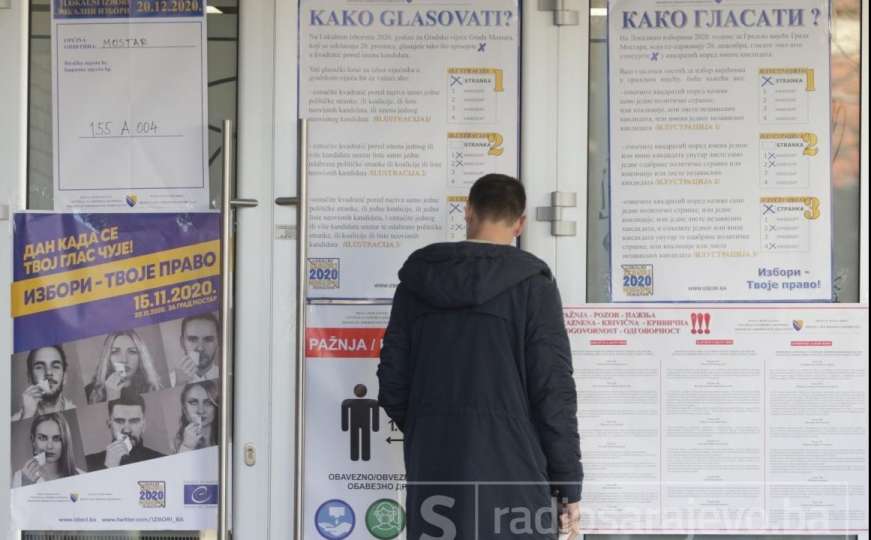 CIK BiH objavio prve preliminarne rezultate za Mostar