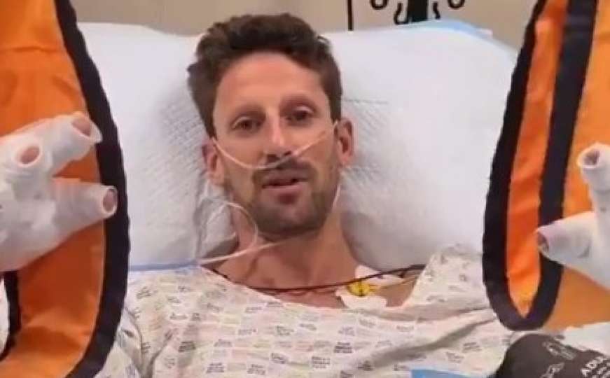 Romain Grosjean objavio kako mu ruke izgledaju nakon stravične nesreće