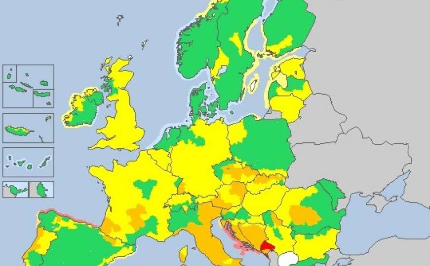 U kojim bh. gradovima i koliko jako puše vjetar, kakvo je stanje u Evropi  