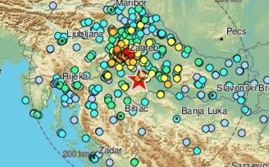 Snage 6.3: Pogledajte koje je sve gradove danas zatresao uznemirujući potres