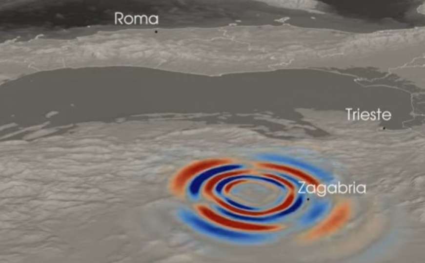 Simulacija pokazuje kako se širio razorni zemljotres koji je pogodio Hrvatsku