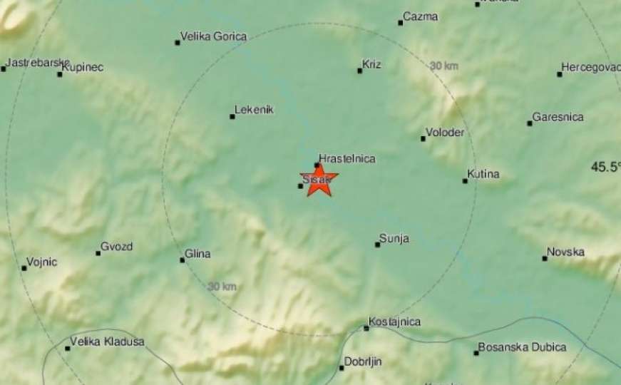 I dalje se trese tlo: Novi potres u Hrvatskoj