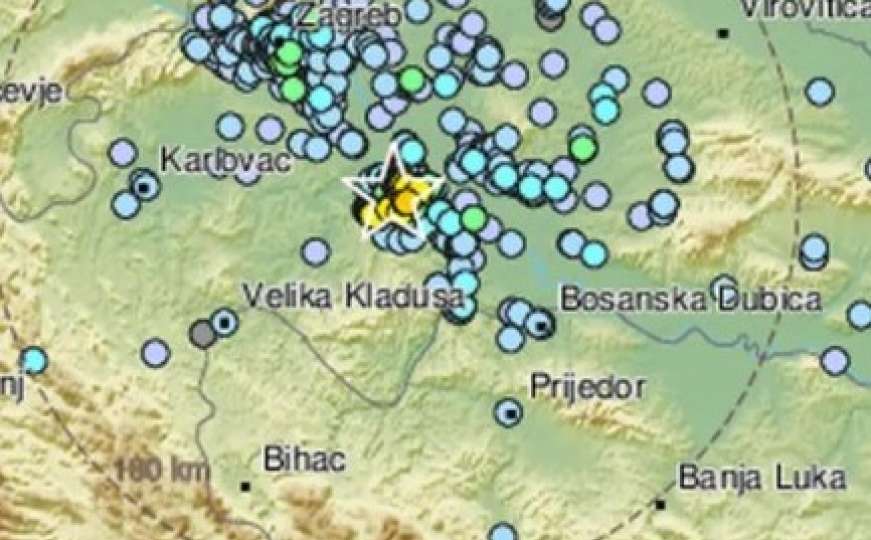 Ponovo jak zemljotres u Hrvatskoj: Osjetio se i u BiH