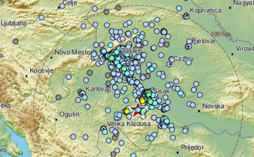 Novi zemljotres potresao Hrvatsku
