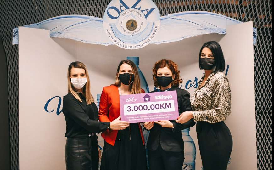 Bingo i Oaza uručili donaciju Sigurnim kućama u BiH