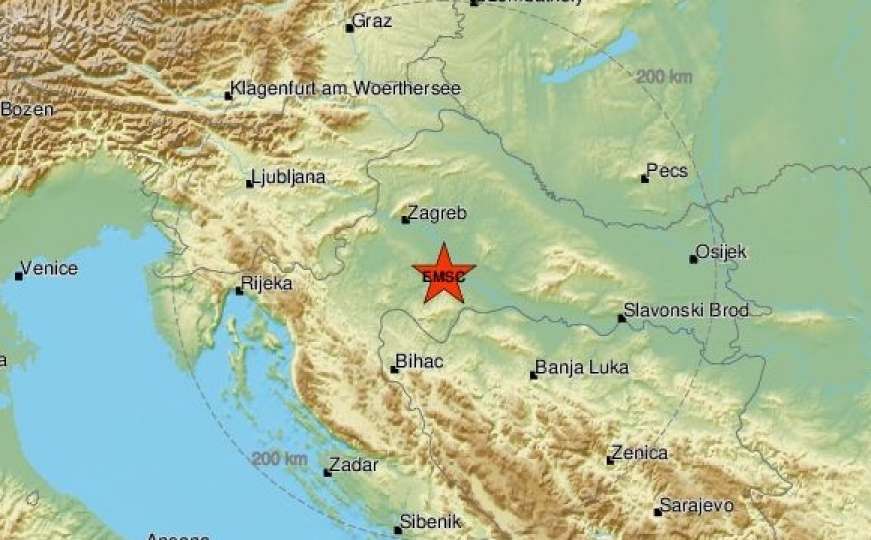 Još jedan jači zemljotres u Hrvatskoj
