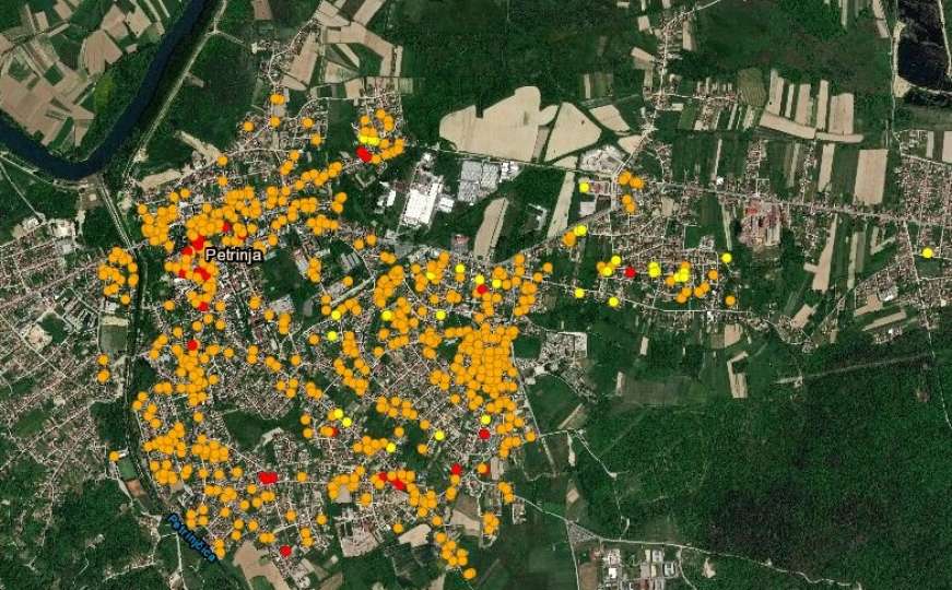 Snimke satelita i dronova: Pogledajte štetu od zemljotresa u Hrvatskoj