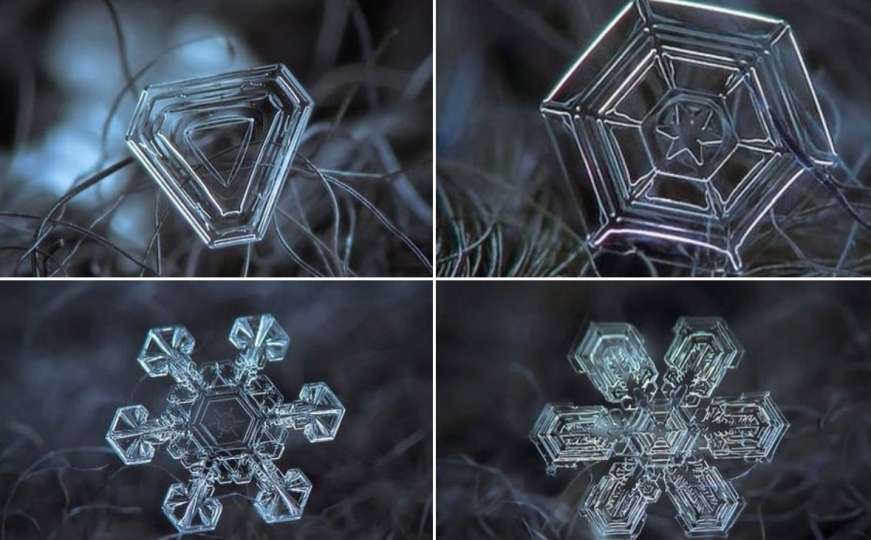 Fascinantno: Pogledajte kako pahulje snijega izgledaju pod mikroskopom