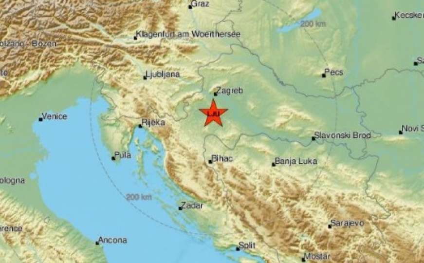 Novi jak zemljotres u regionu: Epicentar u blizini Siska