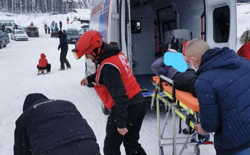 Nezgoda na bh. skijalištu: Djevojčica pala, povrijedila leđa