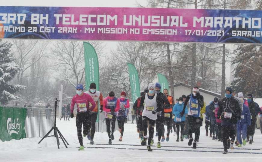 Počeo je treći BH TELECOM Unusual Marathon: Trkači iz cijele regije u Sarajevu
