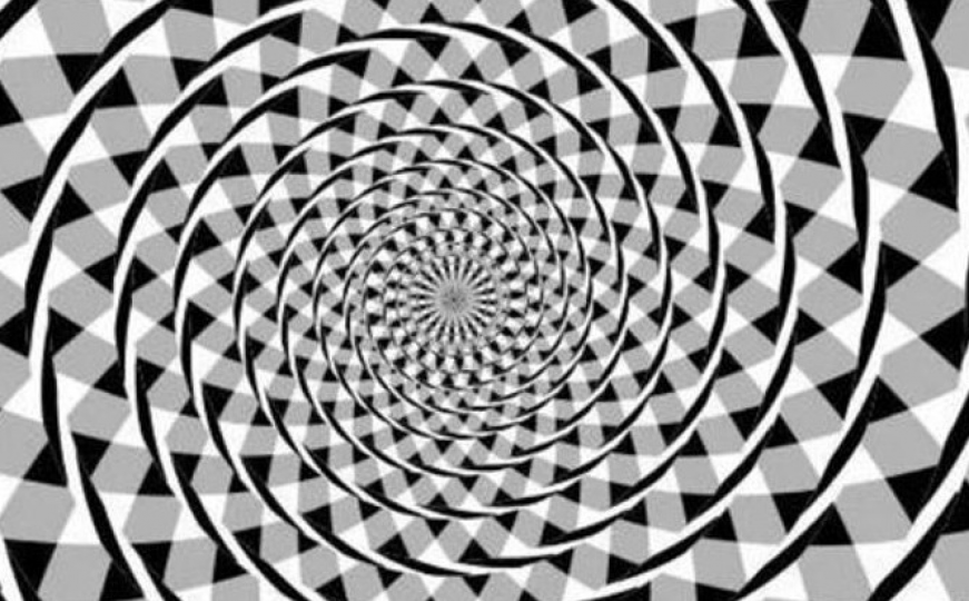 Ko zna šta je ovdje tačno: Vidite li krugove ili spiralu?