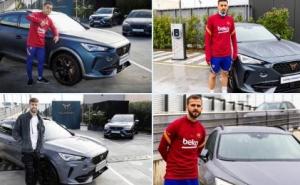 Barcelona: Igrači dobili nove automobile, Pjanić nije izgledao oduševljeno