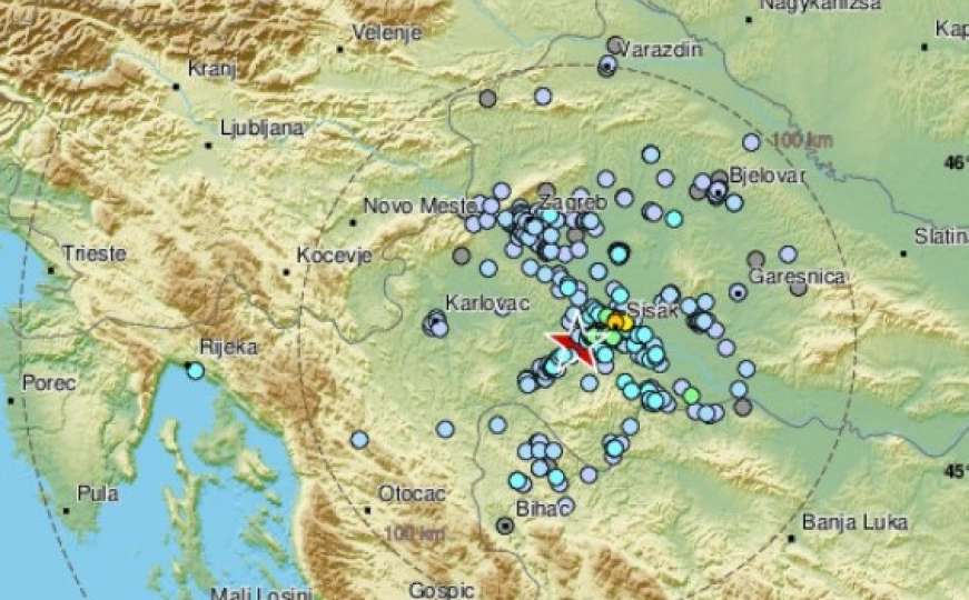 Novi potresi u Hrvatskoj, osjetilo se i u BiH