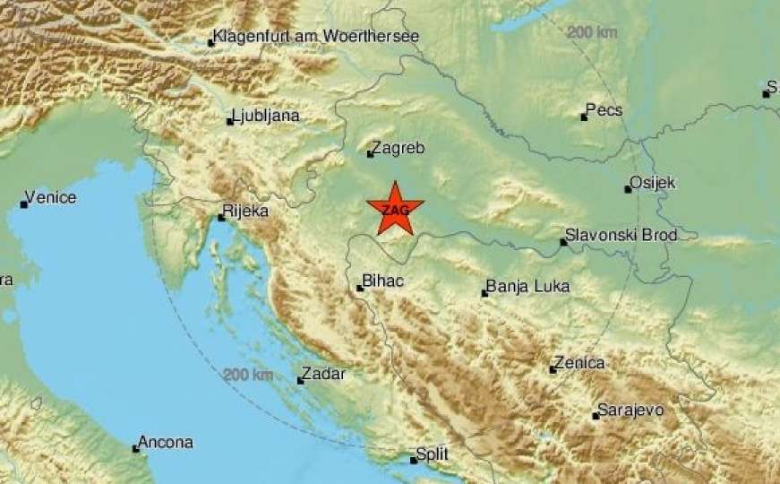 Treslo se tlo u Hrvatskoj: Još jedan zemljotres noćas uznemirio građane